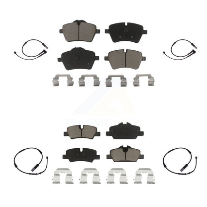 Ceramic Disc Brake Pads And Wear Sensors Front Rear Kit For Mini Cooper