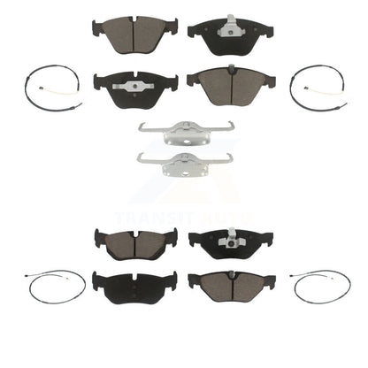 Ceramic Brake Pads Wear Sensor Front Rear Kit For BMW X1 xDrive28i with AWD 2.0L