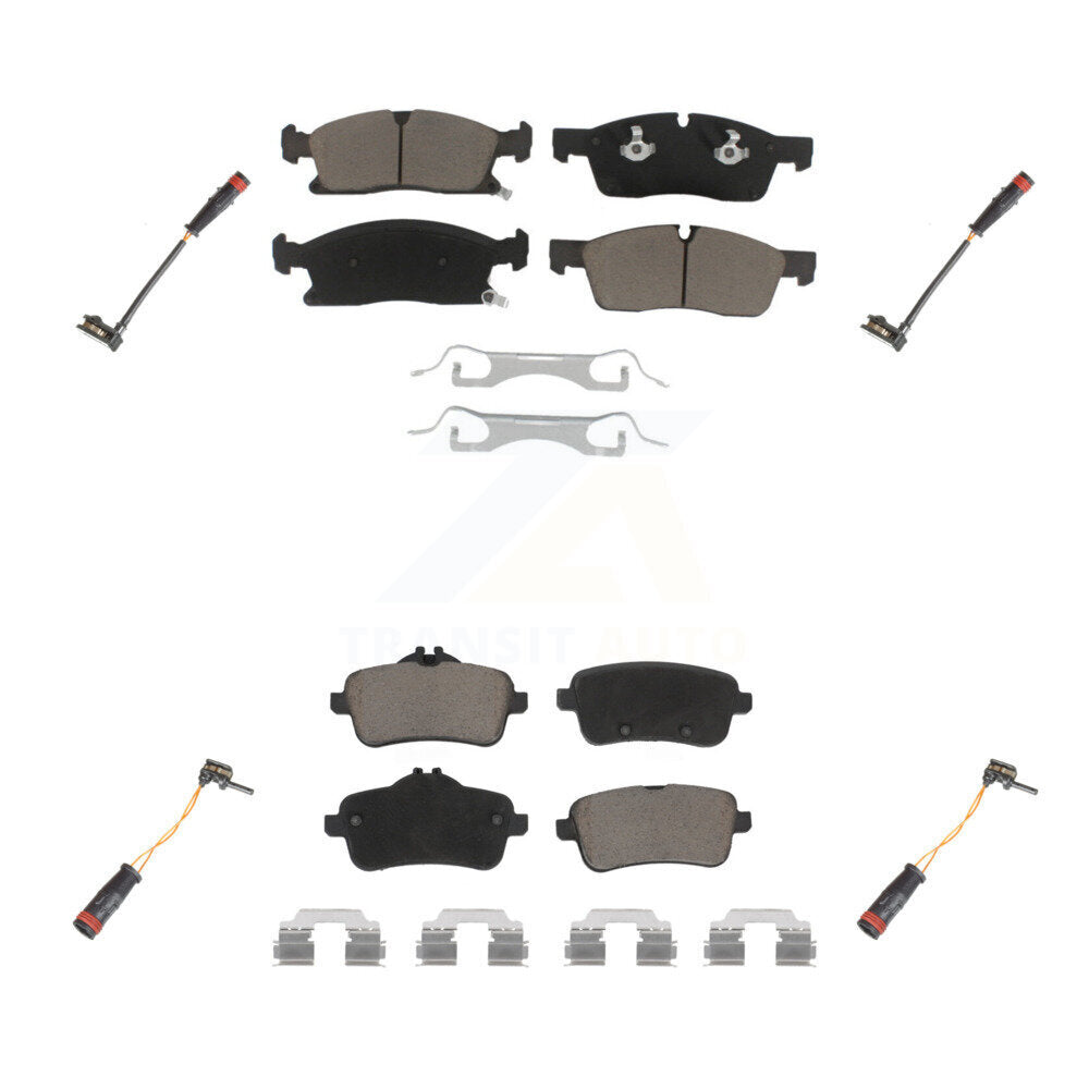 Ceramic Disc Brake Pad Wear Sensor Front Rear Kit For Mercedes-Benz ML350 GLE350