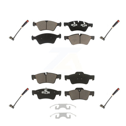 Ceramic Brake Pads Wear Sensor Front Rear Kit For Mercedes-Benz ML350 R350 GL450