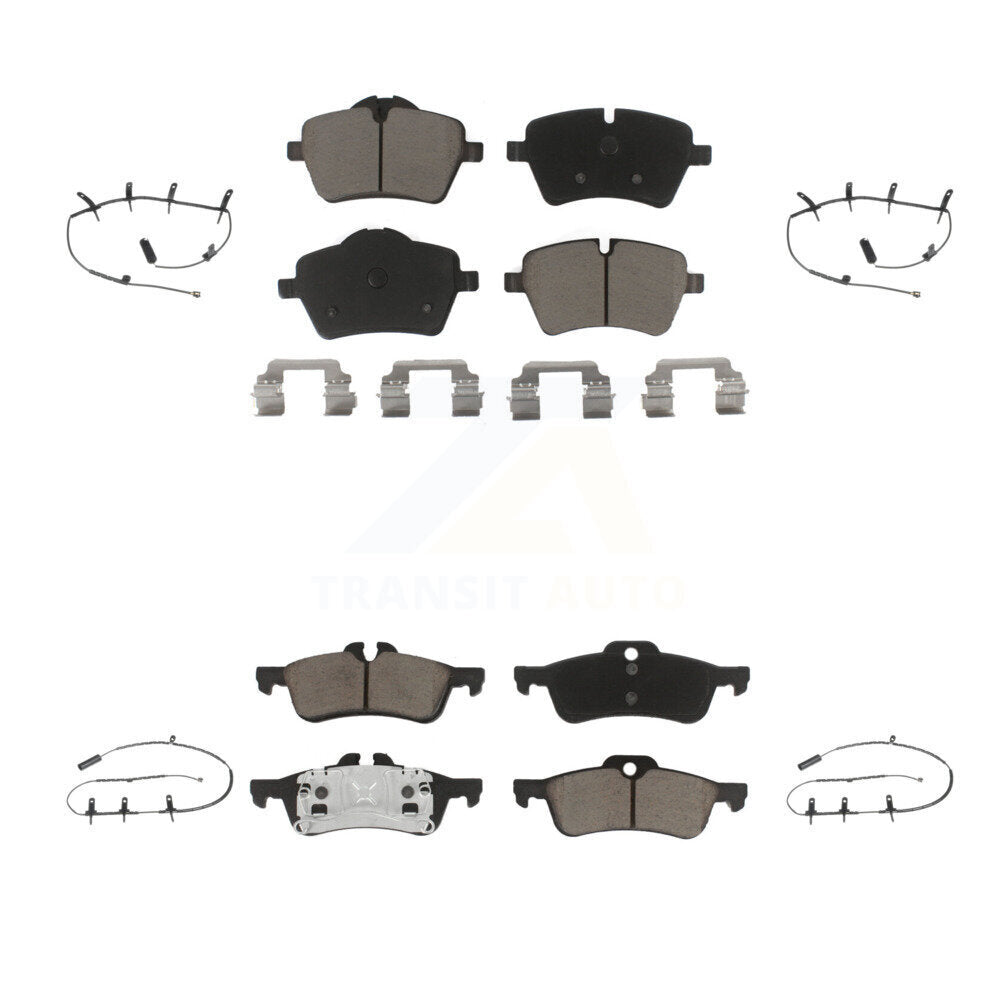 Ceramic Disc Brake Pads And Wear Sensors Front Rear Kit For Mini Cooper