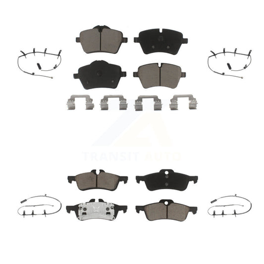 Ceramic Disc Brake Pads And Wear Sensors Front Rear Kit For Mini Cooper