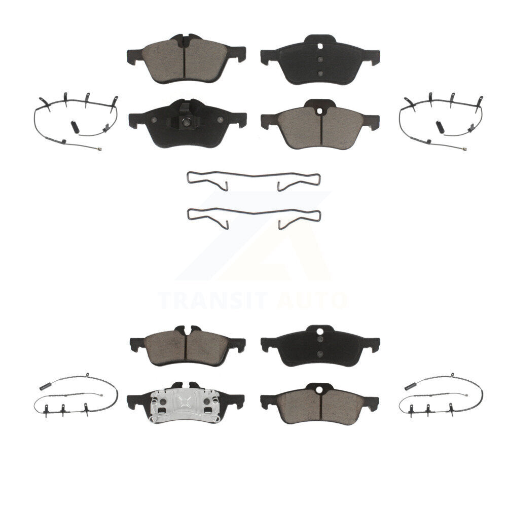 Ceramic Disc Brake Pads And Wear Sensors Front Rear Kit For Mini Cooper