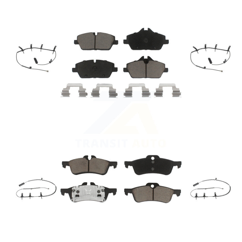 Ceramic Disc Brake Pads And Wear Sensors Front Rear Kit For Mini Cooper