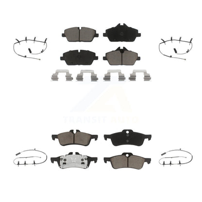 Ceramic Disc Brake Pads And Wear Sensors Front Rear Kit For Mini Cooper