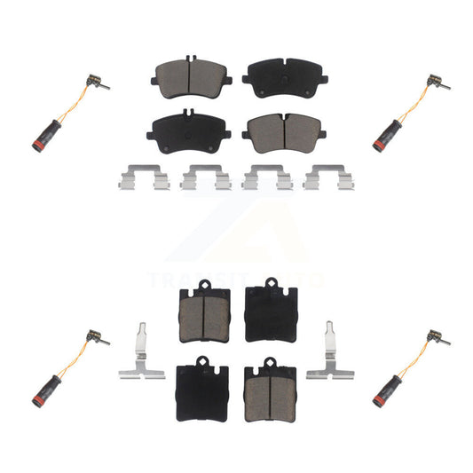 Ceramic Brake Pads Wear Sensor Front Rear Kit For Mercedes-Benz C280 C320 CLK320