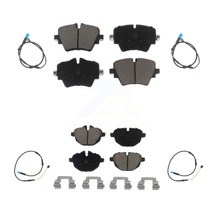 Ceramic Disc Brake Pads And Wear Sensors Front Rear Kit For BMW X4