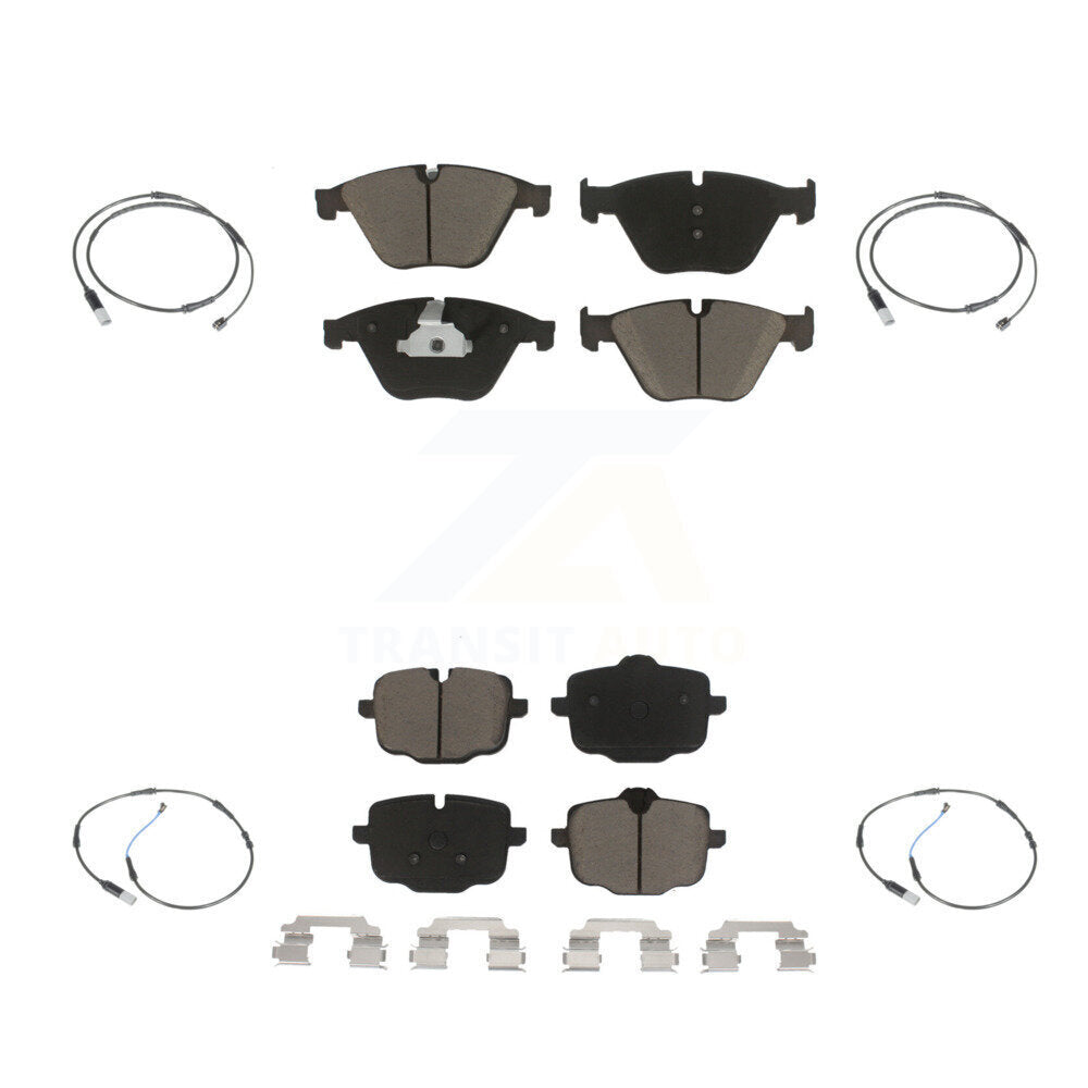 Ceramic Brake Pad Wear Sensor Front Rear Kit For BMW 535i 640i Gran Coupe xDrive