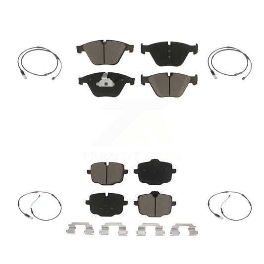 Ceramic Brake Pad Wear Sensor Front Rear Kit For BMW 535i 640i Gran Coupe xDrive