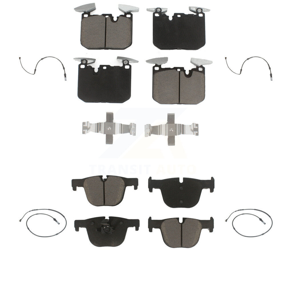 Ceramic Brake Pads Wear Sensor Front Rear Kit For BMW 340i xDrive 435i 440i Gran