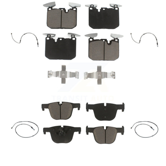 Ceramic Brake Pads Wear Sensor Front Rear Kit For BMW 340i xDrive 435i 440i Gran