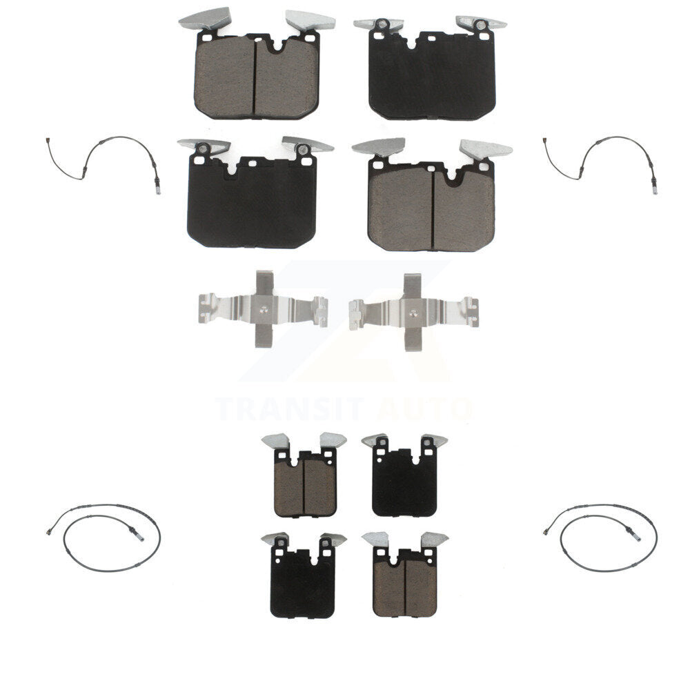 Ceramic Brake Pads Wear Sensor Front Rear Kit For BMW 340i xDrive 435i 440i Gran