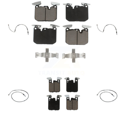 Ceramic Brake Pads Wear Sensor Front Rear Kit For BMW 340i xDrive 435i 440i Gran