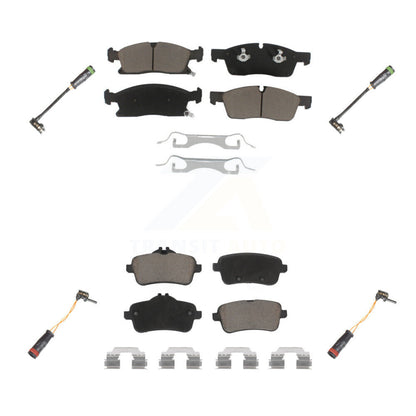 Ceramic Disc Brake Pad Wear Sensor Front Rear Kit For Mercedes-Benz GLE400 GL350