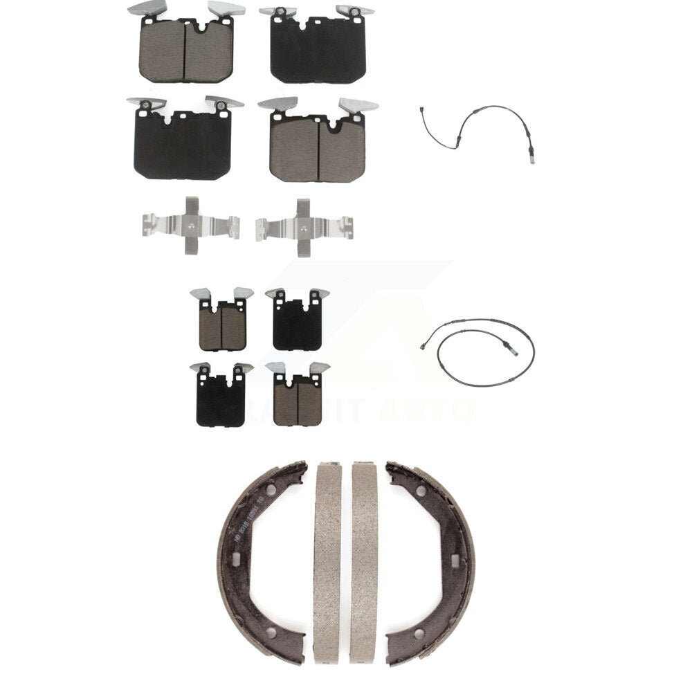 Ceramic Brake Pad Wear Sensor Front Rear Kit (5Pc) For BMW 340i xDrive 435i 440i