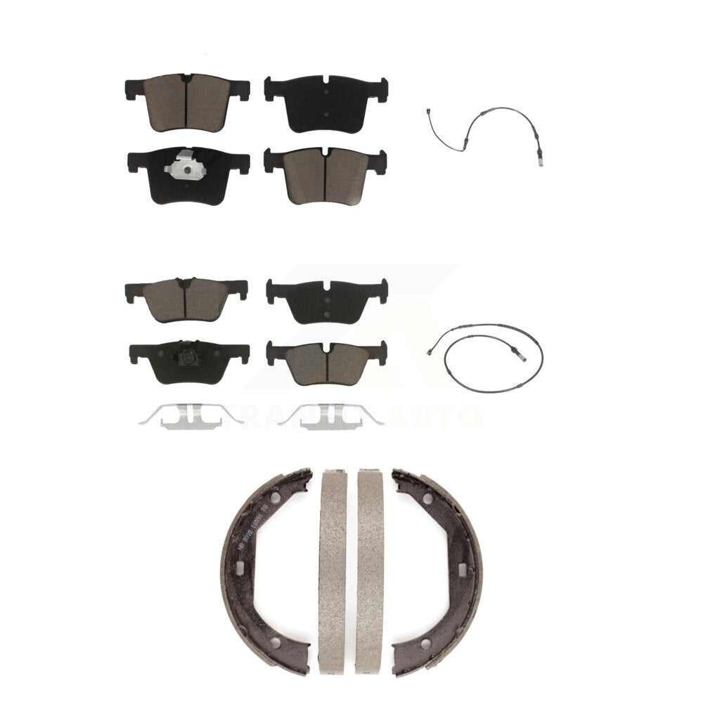 Ceramic Brake Pad Wear Sensor Front Rear Kit (5Pc) For BMW 320i xDrive 328d 2.0L
