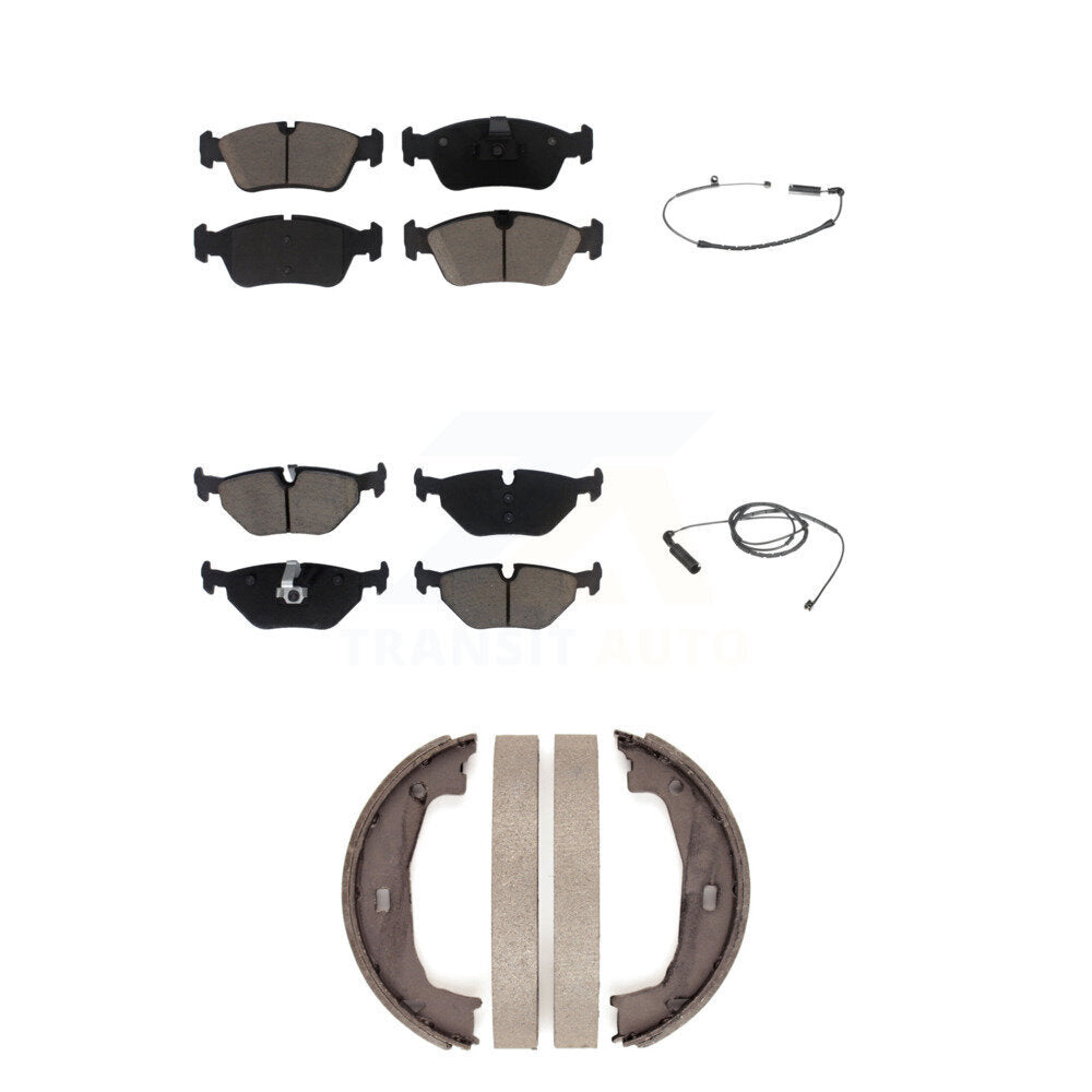 Ceramic Brake Pad Wear Sensor Front Rear Kit (5Pc) For BMW 325i 325Ci 320i 323Ci