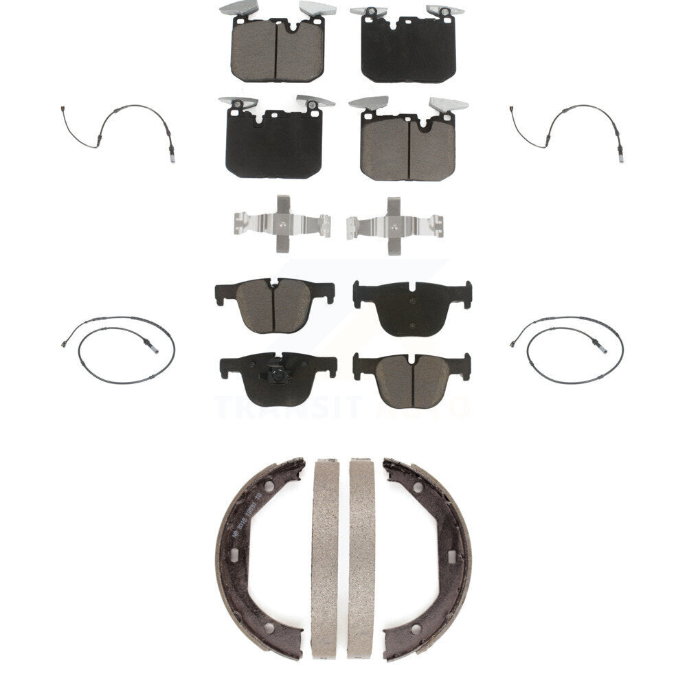Ceramic Brake Pad Wear Sensor Front Rear Kit (7Pc) For BMW 340i xDrive 435i 440i