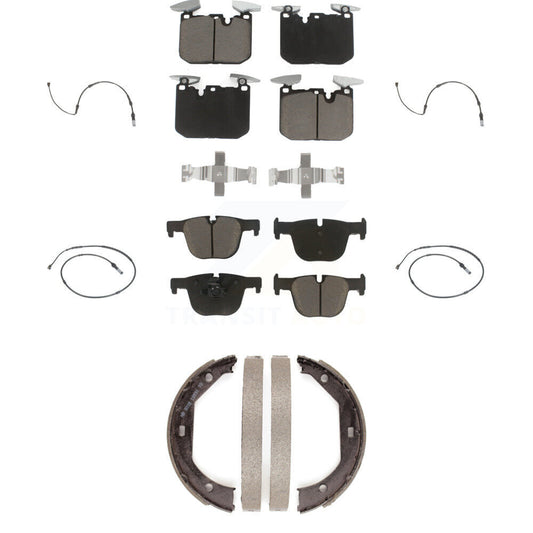 Ceramic Brake Pad Wear Sensor Front Rear Kit (7Pc) For BMW 340i xDrive 435i 440i