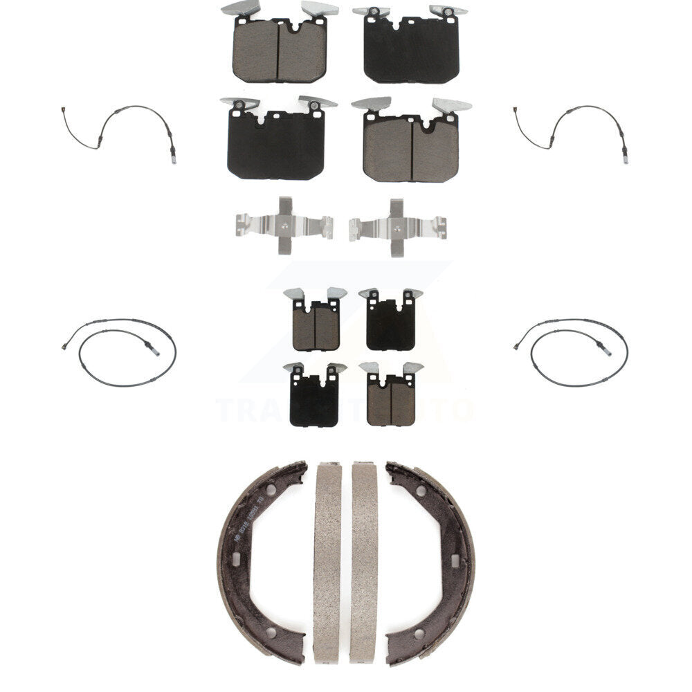 Ceramic Brake Pad Wear Sensor Front Rear Kit (7Pc) For BMW 340i xDrive 435i 440i