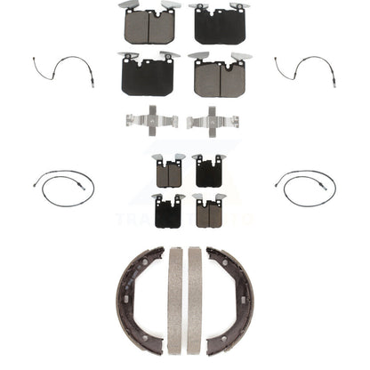 Ceramic Brake Pad Wear Sensor Front Rear Kit (7Pc) For BMW 340i xDrive 435i 440i