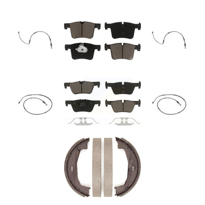 Ceramic Brake Pad Wear Sensor Front Rear Kit (7Pc) For BMW 320i xDrive 328d 2.0L