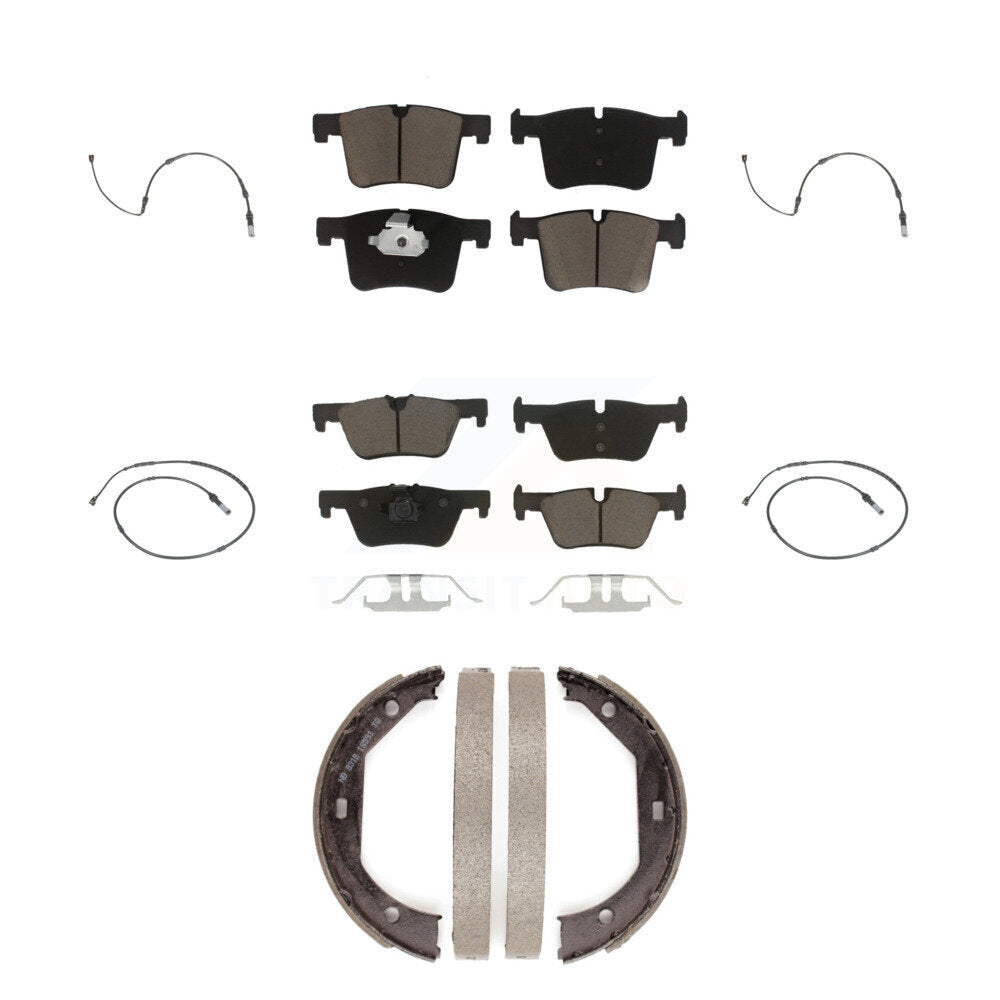 Ceramic Brake Pad Wear Sensor Front Rear Kit (7Pc) For BMW 320i xDrive 328d 2.0L