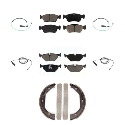 Ceramic Brake Pads Wear Sensor Front Rear Kit (7Pc) For 2001-2005 BMW 325xi 2.5L