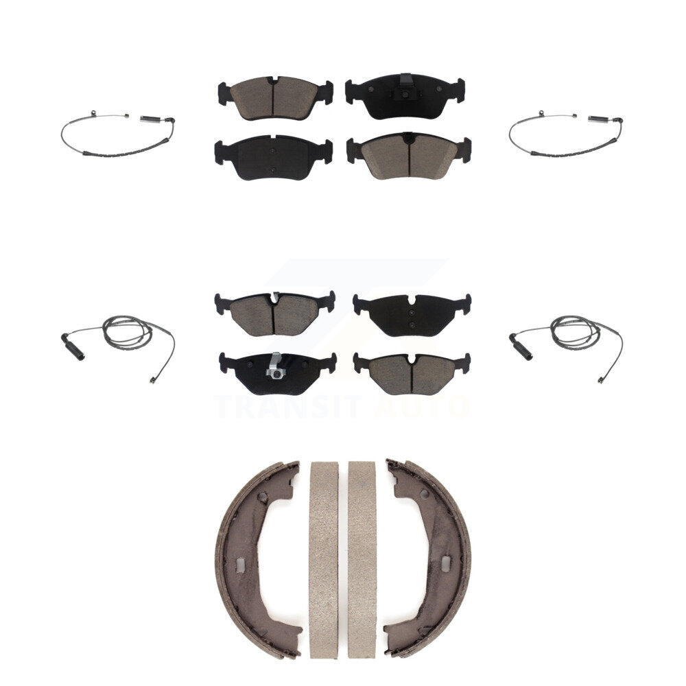 Ceramic Brake Pad Wear Sensor Front Rear Kit (7Pc) For BMW 325i 325Ci 320i 323Ci