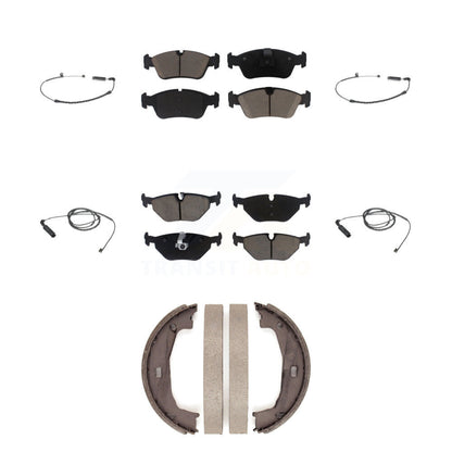 Ceramic Brake Pad Wear Sensor Front Rear Kit (7Pc) For BMW 325i 325Ci 320i 323Ci