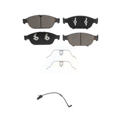 Ceramic Disc Brake Pads And Wear Sensors Front Kit For Audi A6 Quattro A7 A8