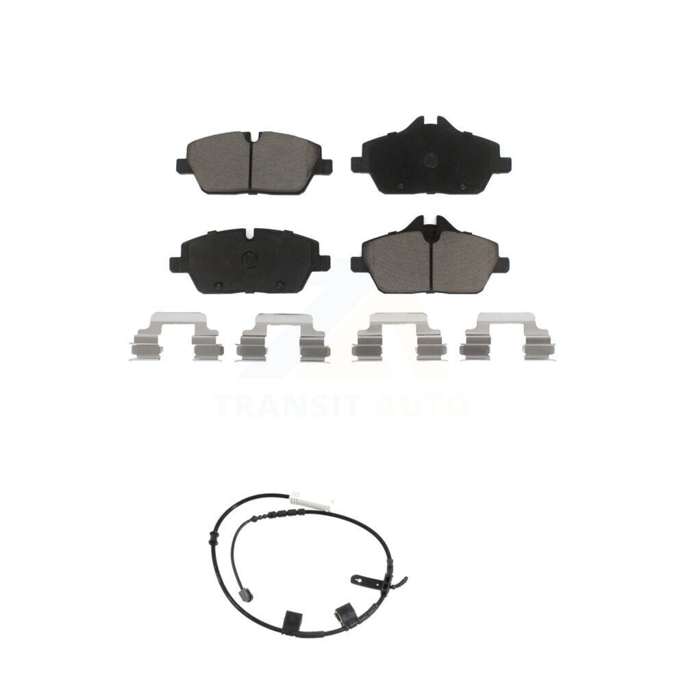 Ceramic Disc Brake Pads And Wear Sensors Front Kit For Mini Cooper