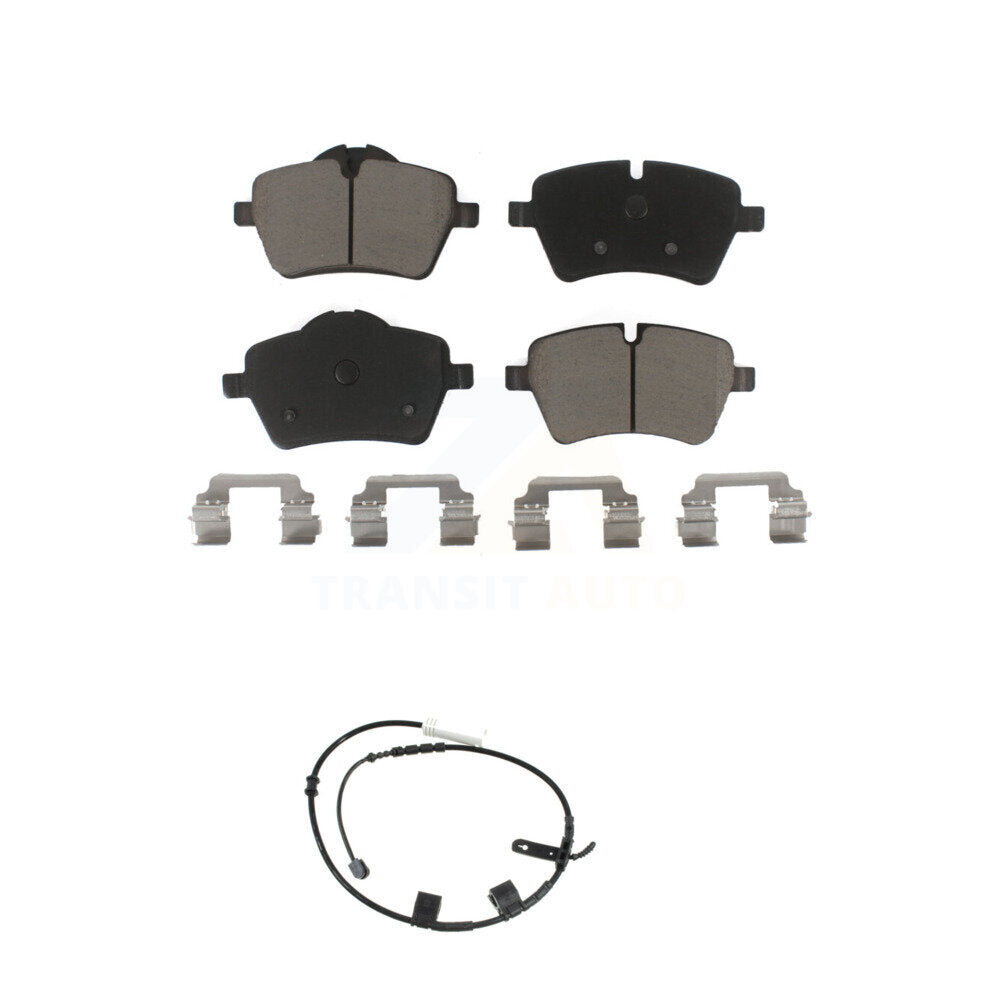 Ceramic Disc Brake Pads And Wear Sensors Front Kit For Mini Cooper