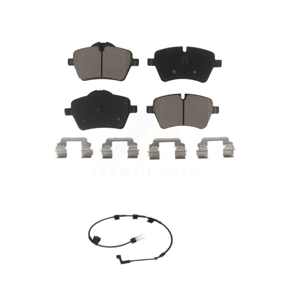 Ceramic Disc Brake Pads And Wear Sensors Front Kit For Mini Cooper