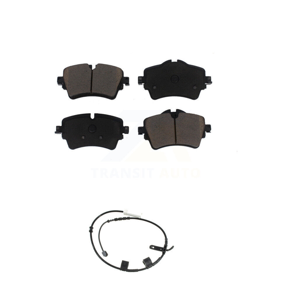 Ceramic Disc Brake Pads And Wear Sensors Front Kit For 2015 Mini Cooper 1.6L