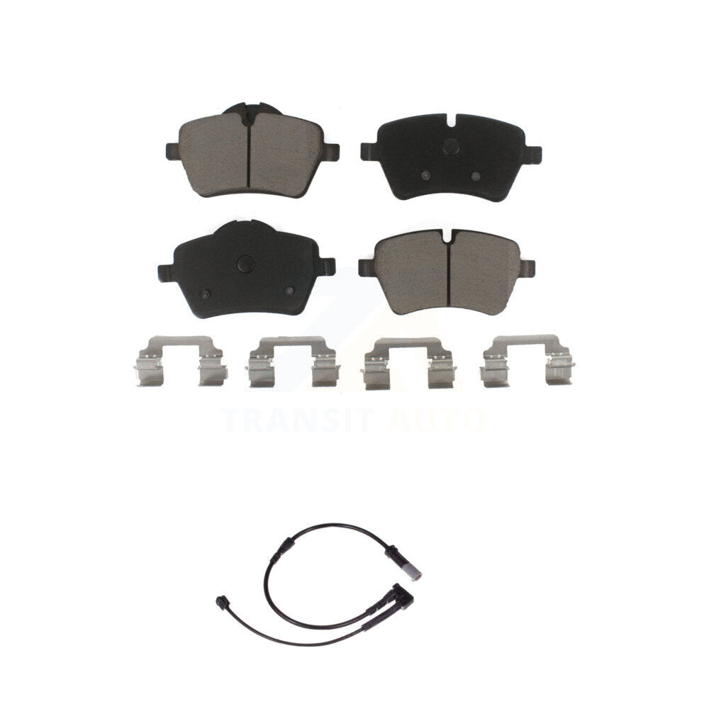 Ceramic Disc Brake Pads And Wear Sensors Front Kit For Mini Cooper