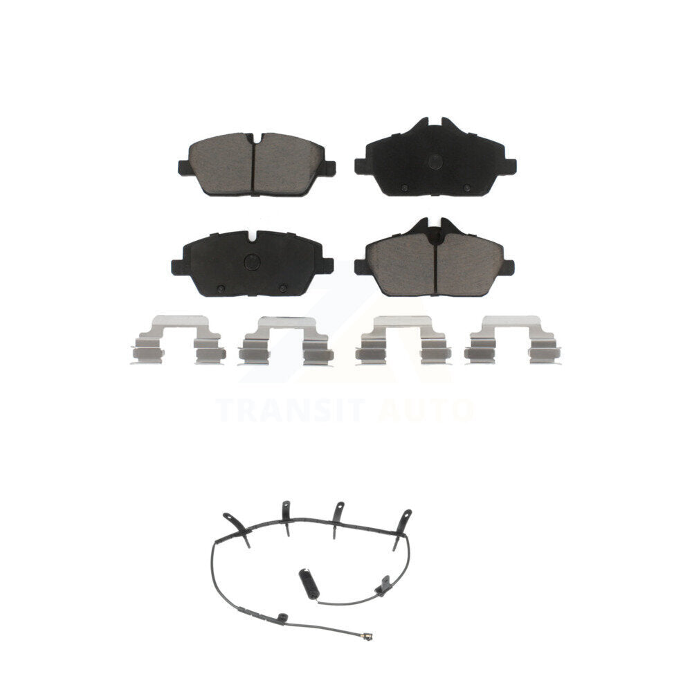 Ceramic Disc Brake Pads And Wear Sensors Front Kit For Mini Cooper