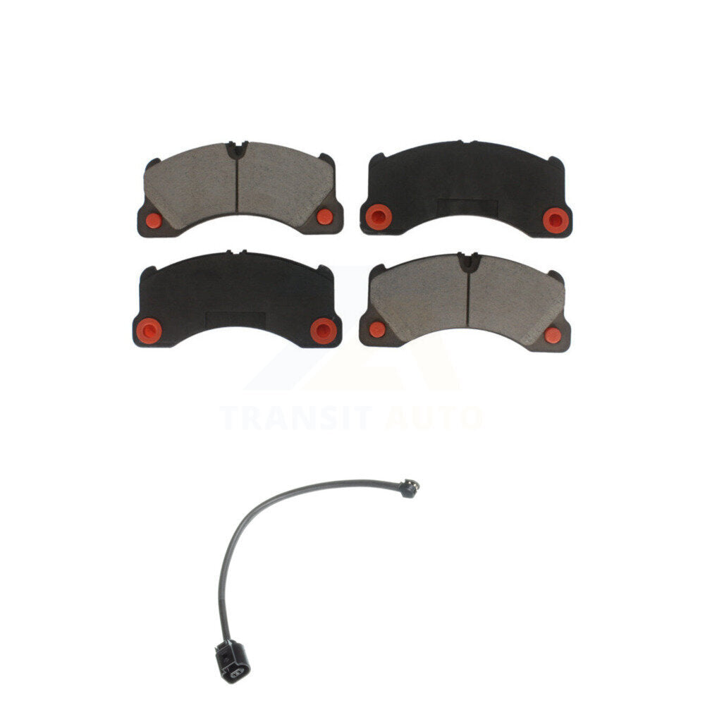 Ceramic Brake Pad & Wear Sensor Front Kit For Porsche Cayenne Volkswagen Touareg