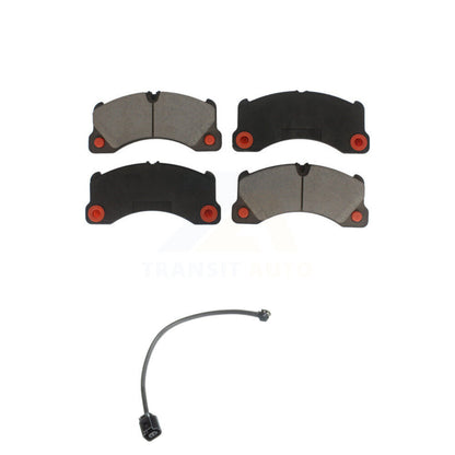 Ceramic Brake Pad & Wear Sensor Front Kit For Porsche Cayenne Volkswagen Touareg