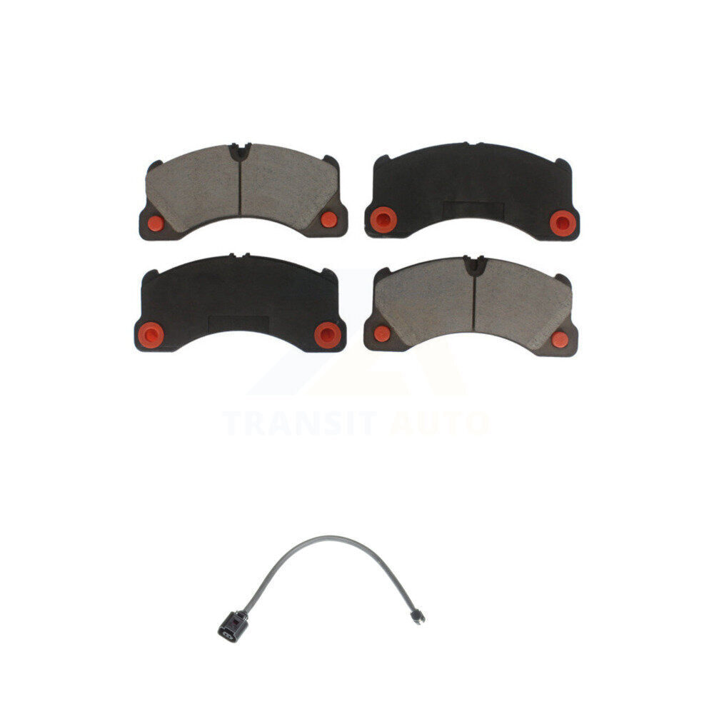 Ceramic Disc Brake Pads And Wear Sensors Front Kit For Volkswagen Touareg