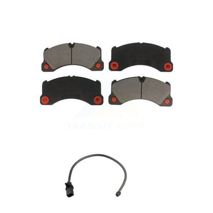 Ceramic Disc Brake Pads And Wear Sensors Front Kit For Porsche Macan