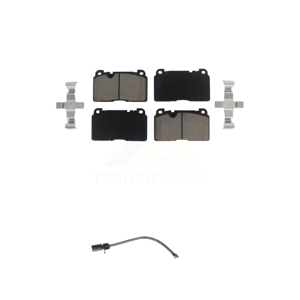 Ceramic Disc Brake Pads And Wear Sensors Front Kit For Audi Q5