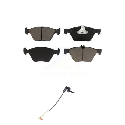 Ceramic Brake Pad & Wear Sensor Front Kit For Mercedes-Benz E320 Chrysler CLK320