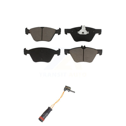 Ceramic Disc Brake Pads And Wear Sensors Front Kit For Mercedes-Benz E350 E300