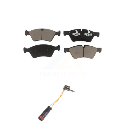 Ceramic Disc Brake Pads And Wear Sensors Front Kit For Mercedes-Benz E350 AWD