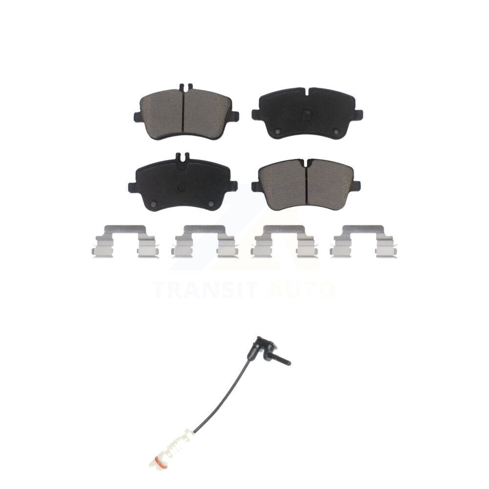Ceramic Brake Pad Wear Sensor Front Kit For Mercedes-Benz CLK320 Coupe with 3.2L