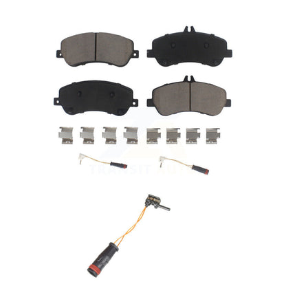 Ceramic Brake Pads & Extra Wear Sensor Front Kit For Mercedes-Benz GLK350 GLK250