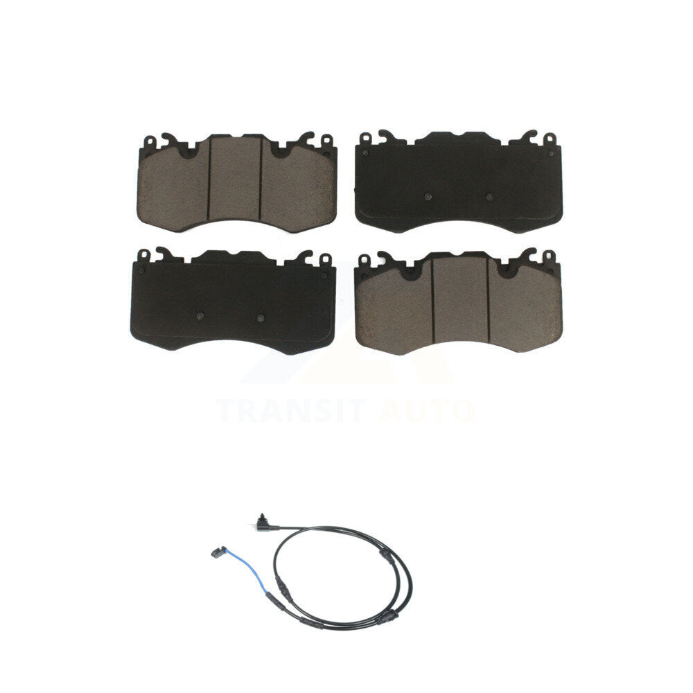 Ceramic Disc Brake Pads And Wear Sensors Front Kit For Land Rover Range Sport