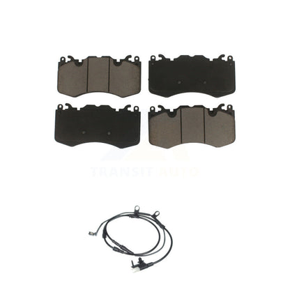 Ceramic Disc Brake Pads And Wear Sensors Front Kit For Land Rover Range Sport