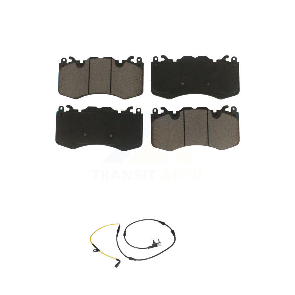Ceramic Disc Brake Pads And Wear Sensors Front Kit For Land Rover Range Sport